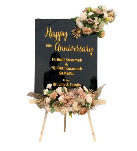 Papan Bunga Akrilik Capang