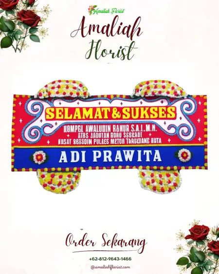 Papan Bunga Ucapan Selamat Capang